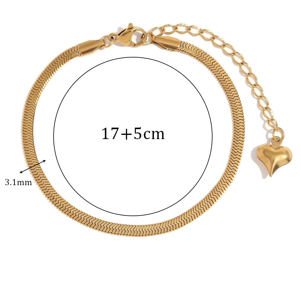 Pulseira Figaro Banhada a Ouro 18K – Renovee