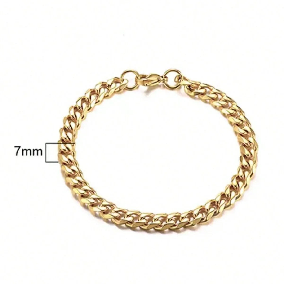 Bracelete Vintage Banhado a Ouro 18K Unissex