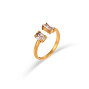 Anéis Elegantes com Zircônia