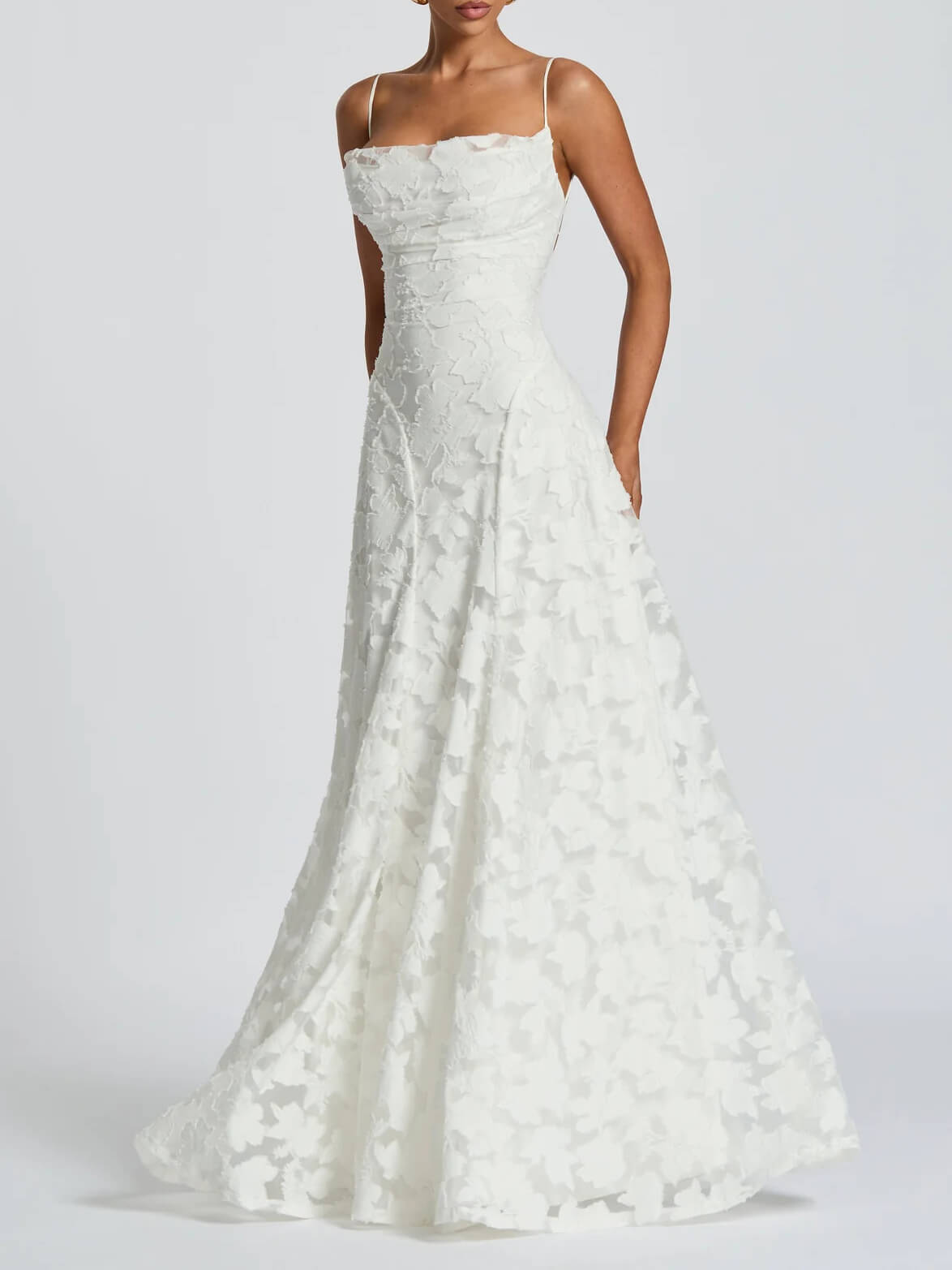Vestido Longo Jacquard
