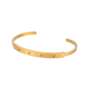 Bracelete Estrela de Cristal Banhado a Ouro 18k