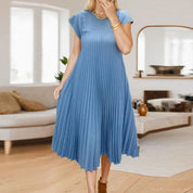 Vestido Longo Plissado Jolie