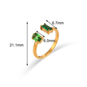 Anéis Elegantes com Zircônia