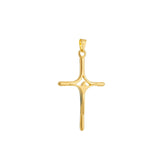 Pingente Dourado Crucifixo